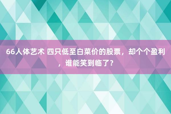 66人体艺术 四只低至白菜价的股票,却个个盈利,谁能笑到临了?