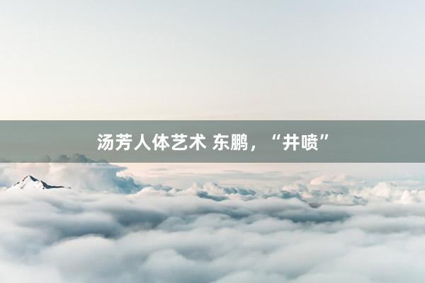 汤芳人体艺术 东鹏,“井喷”
