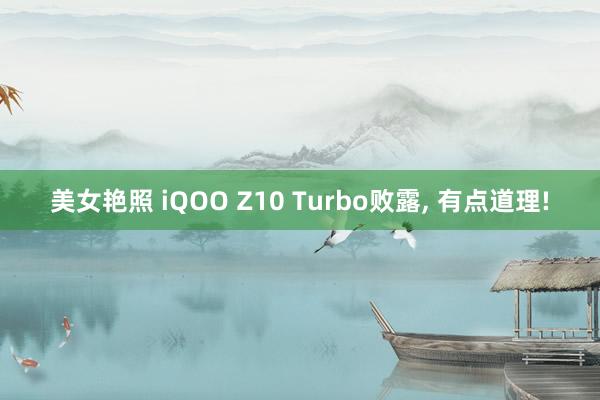 美女艳照 iQOO Z10 Turbo败露, 有点道理!