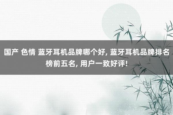 国产 色情 蓝牙耳机品牌哪个好, 蓝牙耳机品牌排名榜前五名, 用户一致好评!
